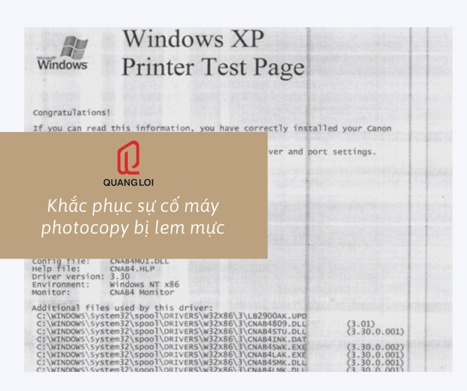 Khắc phục sự cố máy photocopy bị lem mực